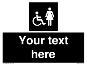 Custom information: black panel disabled and female